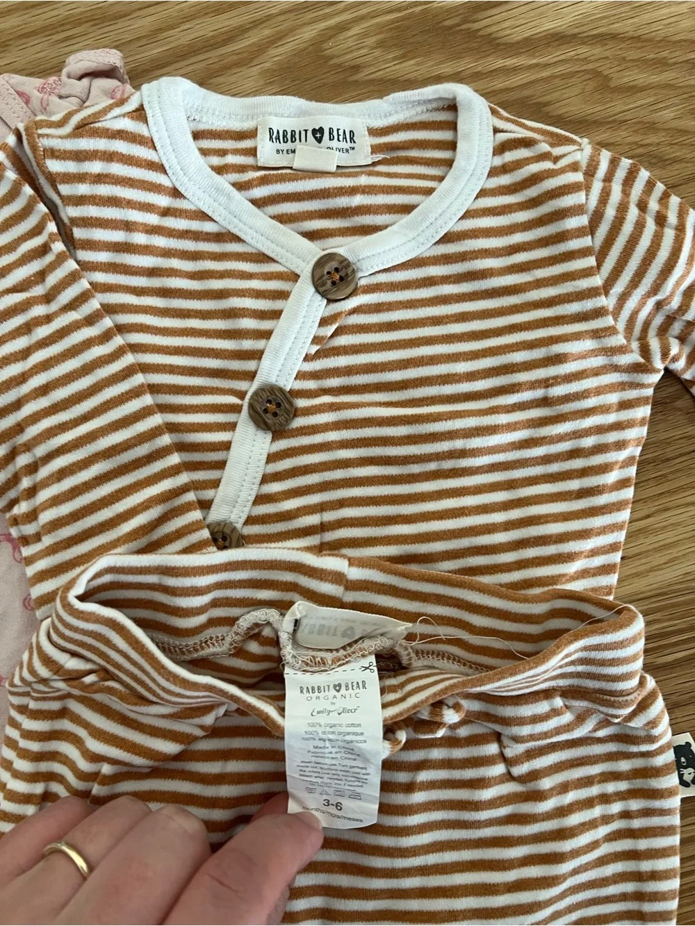 3-6M Baby Girl Clothing Bundle Rabbit Bear Organic Carter’s 7 Pc Outfit Lot